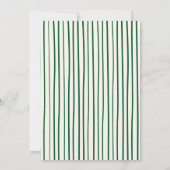 Knus Groene Doodle Kerstfeest Kaart (Achterkant)