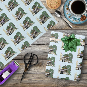 Knus Groene Whimsicale Slaap Draak Boek Liefhebber Cadeaupapier