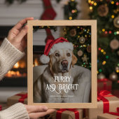 Knus & Helder Rustieke GezinsKerstkaart Feestdagenkaart