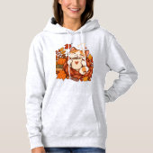 Knus Herfst Kat Hoodie (Voorkant)