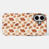 Knus herfstbladpatroon Case-Mate iPhone case (Achterkant (horizontaal))