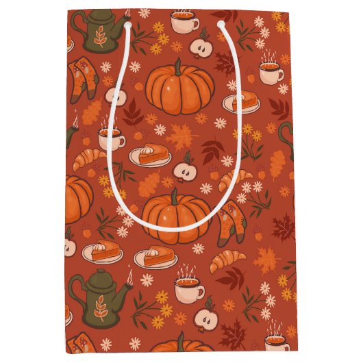 Knus herfstcadeautazak medium cadeauzakje (Voorkant)