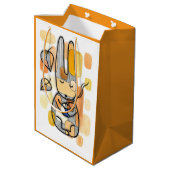Knus herfstkonijn cadeautas (Achterkant Gekanteld)