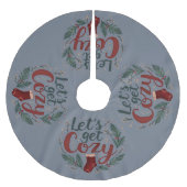 Knus Hollendierden Pruimbes Lettertype Kerstboom Rok (Voorkant)