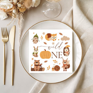 Knus Houtland Wild One Papieren Servetten