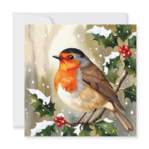 Knus illustratie van kerst in waterverf met roodbo