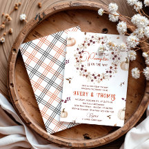 Knus Ivoor Pompoen Bloemige Baby Shower