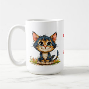 🐱 Knus Kat Liefhebbend Huisstijl Koffie 💚 Koffiemok