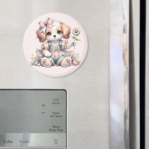 Knus Kawaii Cottagecore Farmcore Hondenstijl Magneet