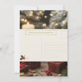 “Knus Kerst-kerstkaart – Whimsisch Winter-” Feestdagenkaart (Achterkant)