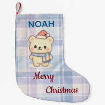 Knus Kerstbeer Pastel Pixel Art Vakantie