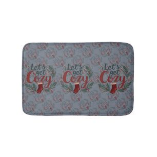 Knus Kerstdorp Dennengelei Lettering Badmat