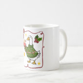 Knus Kerstgans Vakantiedesign Koffiemok (Voorkant rechts)