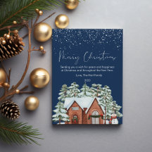 Knus Kersthuis en Sneeuwflat