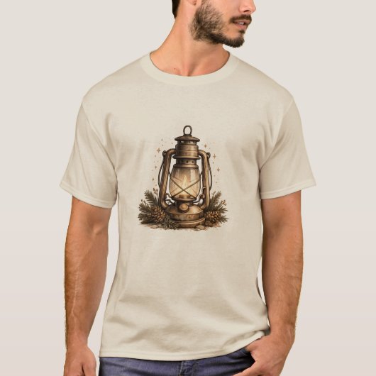 Knus Kerstlantaarn T-shirt (Voorkant)