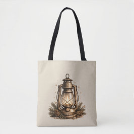 Knus Kerstlantaarn Tote Bag