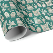 Knus Kerstmis Cadeaupapier (Rol Hoek)