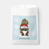 Knus Kerstmis Groen Rode Gnoom Winter Schattig Bedankzakje (Voorkant)