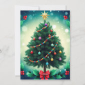 Knus Kerstmis kerstkaart – Prettig kerstfeest (Achterkant)