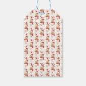 Knus Kerstmis met Capybara Cadeaulabel (Achterkant)