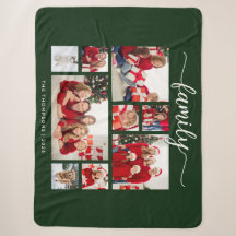 Knus Kerstvakantie Familie 9 Foto Collage
