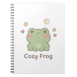 Knus kikker notitieboek | Cute Kawaii dagboek