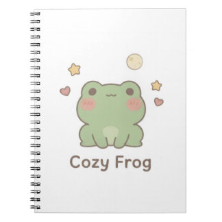 Knus kikker notitieboek | Cute Kawaii dagboek