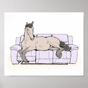 Knus Kunstposter Paard Knus Huisdecoratie Knus Poster