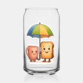 Knus Ochtend Duo ☕🍞 Blikvorm Glas (Voorkant)