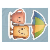 Knus Ochtend Duo ☕🍞 Tafelkleed (Voorkant (Horizontaal))