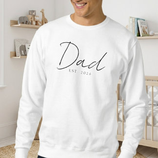 Knus Papa Oprichtingsjaar Klassiek Familie Script  Trui