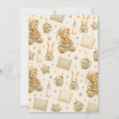 Knus Pijama Verjaardag Kaart (Achterkant)