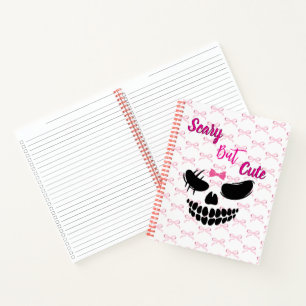 Knus pompoen & roze strik notitieboek