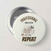 Knus Pootjes Collectie Ronde Button 7,6 Cm (Voorkant /achterkant)