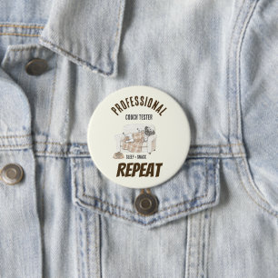Knus Pootjes Collectie Ronde Button 7,6 Cm