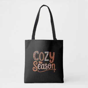 Knus Seizoen Retro Herfst Wordt Knus Thanksgiving Tote Bag