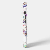 Knus Sfeer Kat Sticker | Mopshond Slaapkat Case-Mate iPhone Case (Achterkant / Links)