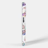 Knus Sfeer Kat Sticker | Mopshond Slaapkat Case-Mate iPhone Case (Achterkant / Rechts)