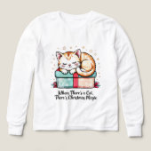 Knus Slaapkitten - Winter Kattenliefhebber Cadeau (Voorkant)