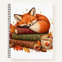 Knus slaapvosboeken Herfstnotitieboek