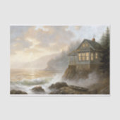 Knus Strandhuis Gloed Decoupage Tissuepapier (Voorkant)
