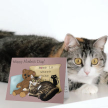 Knus Tabby Roze Moederdag