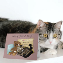 Knus Tabby Roze Vaderdag