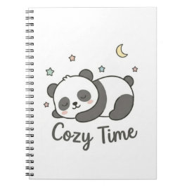 Knus Tijd Panda Notitieboek | Mooie Kawaii Dagboek