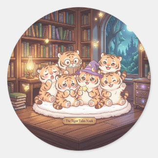 Knus Tijgerverhalen Bibliotheek Sticker