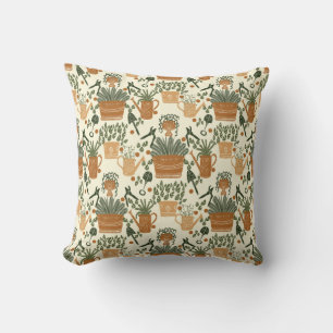 Knus Tuin Thema-Aardse Terracotta, Groen Kussen