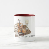 Knus Warm Kerstvioolkaars Mok (Midden)