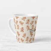 Knus warme kerst-gingerkoekjes latte mok (Linkerhoek)