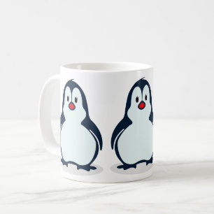 Knus Winter Pinguïn Koffiemok Cute Watercolor Ani