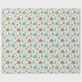 Knus Winter Trui & Warme Chocolade Cadeaupapier (Vlak)